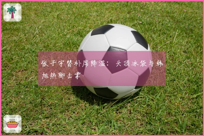 张子宇替补席降温：头顶冰袋与韩旭热聊击掌